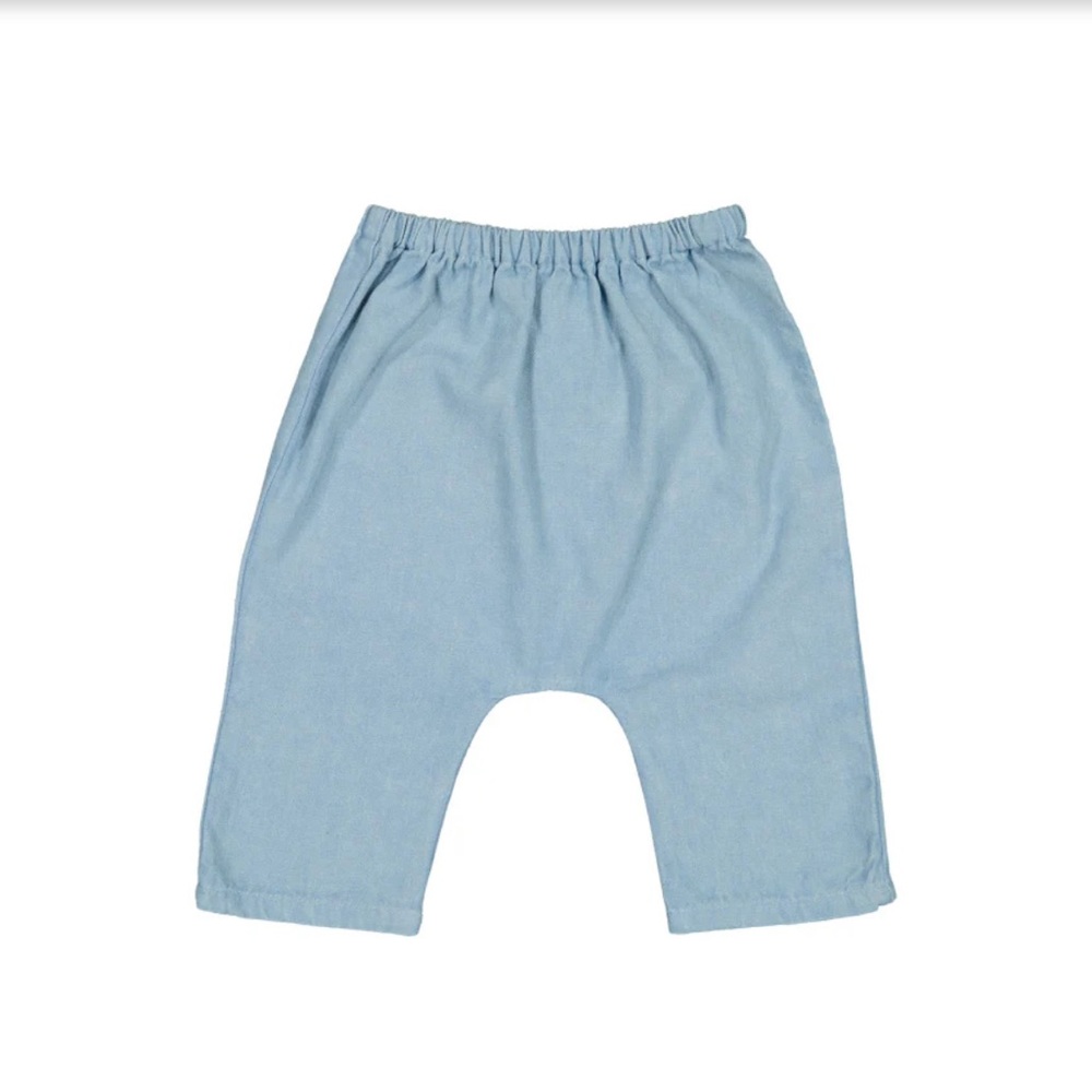 Kids Light Blue Casual Pants